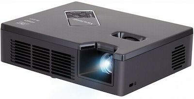 Viewsonic PLED-W800 Mini Projector HD Λάμπας LED με Ενσωματωμένα Ηχεία Μαύρος