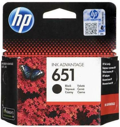 HP 651 Original InkJet Druckerpatrone Schwarz (C2P10AE)