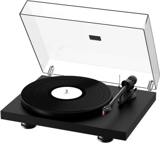 Pro-Ject Audio Debut Carbon Evo Plattenspieler mit Vorverstärker Schwarz