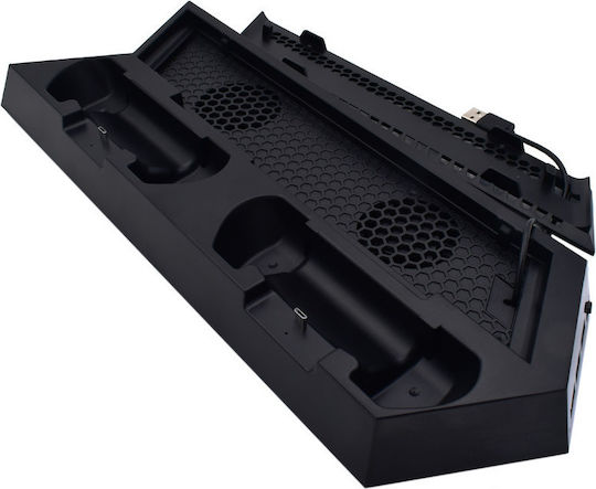 Dobe PS4 / Slim Charging & Cooling Stand Charging Station for 2 controllers PS4 Black