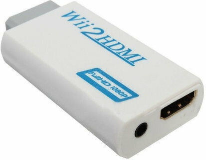 Wii zu HDMI-Adapter 168342102 Wii2HDMI HDMI-Adapter für Wii Weiß