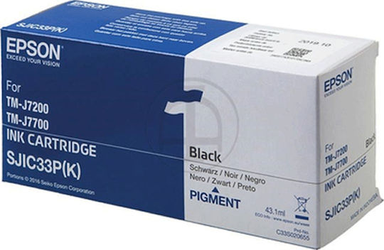 Epson SJIC22P Оригинален Мастило за мастиленоструен принтер Черен (C33S020601)