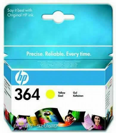 HP 364 Original InkJet Printer Ink Yellow (CB320EE)