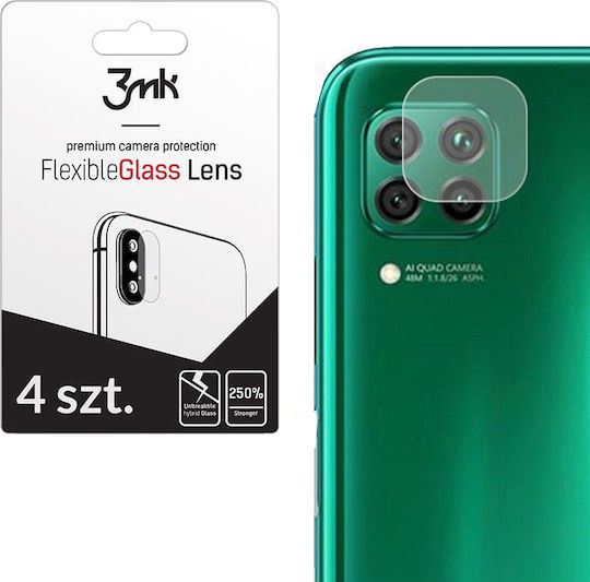 3MK 7H Flexible Glass Camera Protection Tempered Glass Transparent for the Huawei P40 Lite