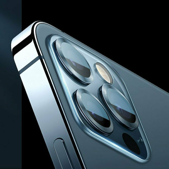Joyroom Protector Shining Series Προστασία Κάμερας Tempered Glass Μπλε για το iPhone 12 mini