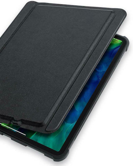 Dux Ducis Touchpad Flip Cover Synthetic Leather with Keyboard English US Black (iPad Air 2020/2022)