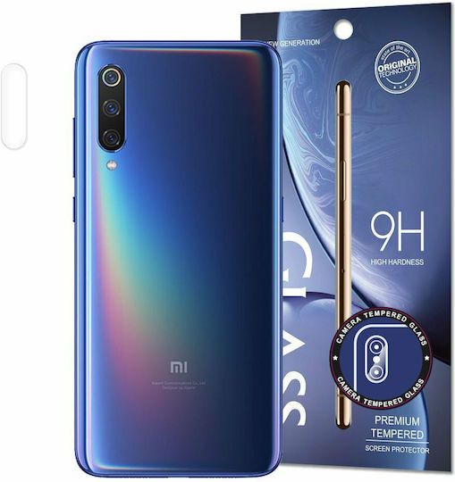 Hurtel Προστασία Κάμερας Tempered Glass Μαύρο για το Xiaomi Mi 9