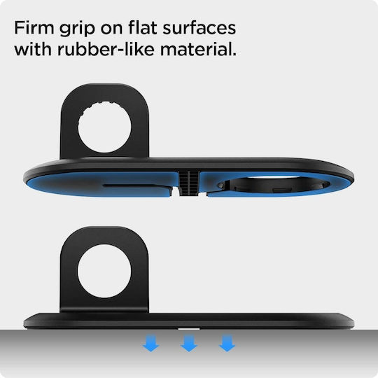 Spigen MagFit Duo Βάση Φόρτισης MagSafe σε Μαύρο χρώμα