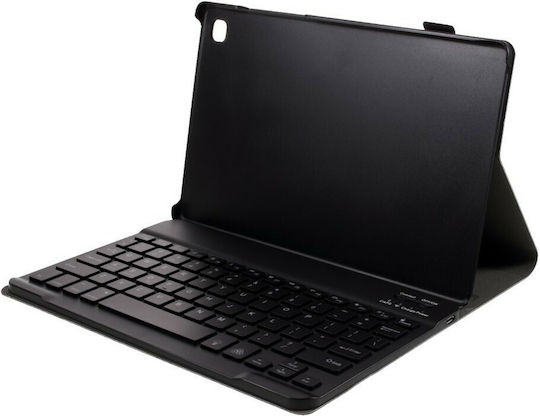 Flip Cover cu Tastatură în Engleză SUA Neagră Galaxy Tab A7 2020/2022
