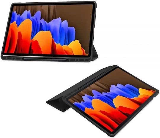 Tech-Protect SC PEN Flip Cover Μαύρη (Galaxy Tab S7 FE)