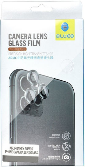 Blueo 5D Mr. Monkey Armor Glass Camera Protection Tempered Glass Blue for the iPhone 11
