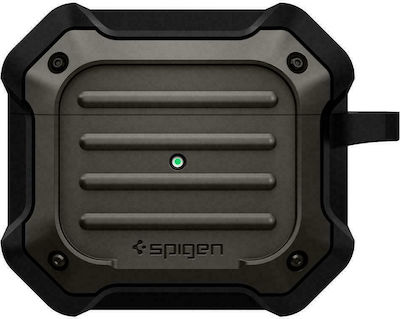 Spigen Tough Armor Hülle Silikon mit Haken Gunmetal für Apple AirPods 3