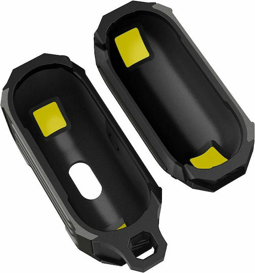 Spigen Tough Armor Silicone Case with Keychain Gunmetal for Apple AirPods 3