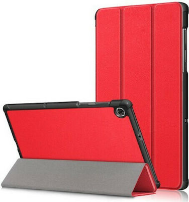 Smart Tri Fold Flip Cover Synthetic Leather Red (Lenovo Tab M10 FHD Plus (2nd Gen) 10.3")