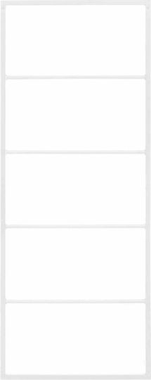 vidaXL Wall-Mounted Bathroom Ladder with 6 Positions ​45x115cm White
