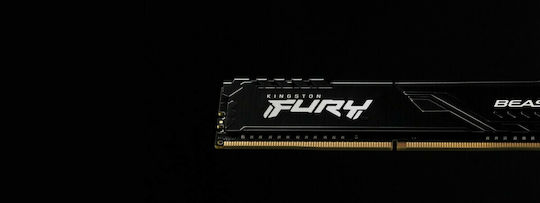 Kingston Fury Beast 128GB DDR4 RAM cu 4 module (4x32GB) și Viteză 3200 pentru Desktop