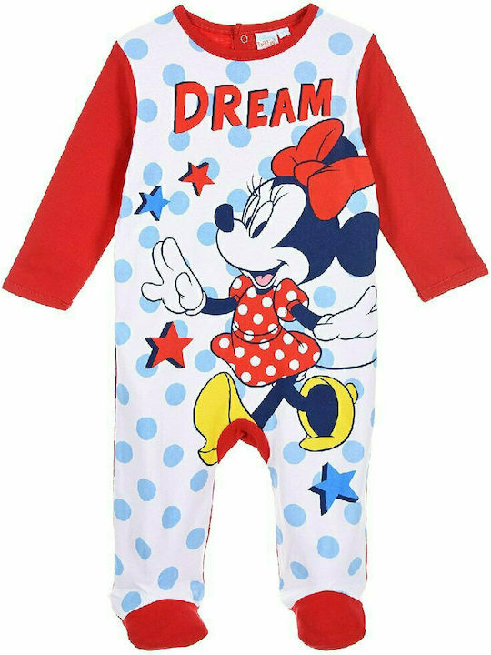 Disney Baby Bodysuit Set Long-Sleeved Red