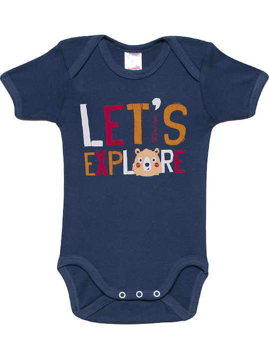 Minerva Baby-Strampler Blau