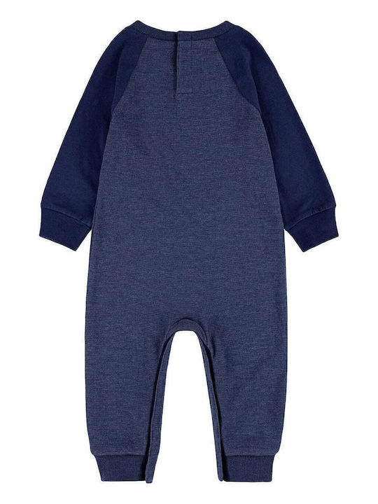 Levi's Baby Bodysuit Set Long-Sleeved with Pants Blue