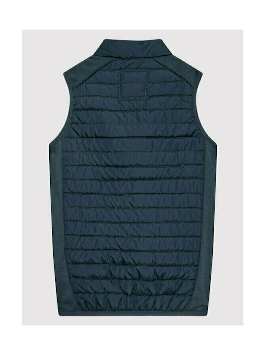 Jack & Jones Kids Quilted Jacket Sleeveless short Navy Blue