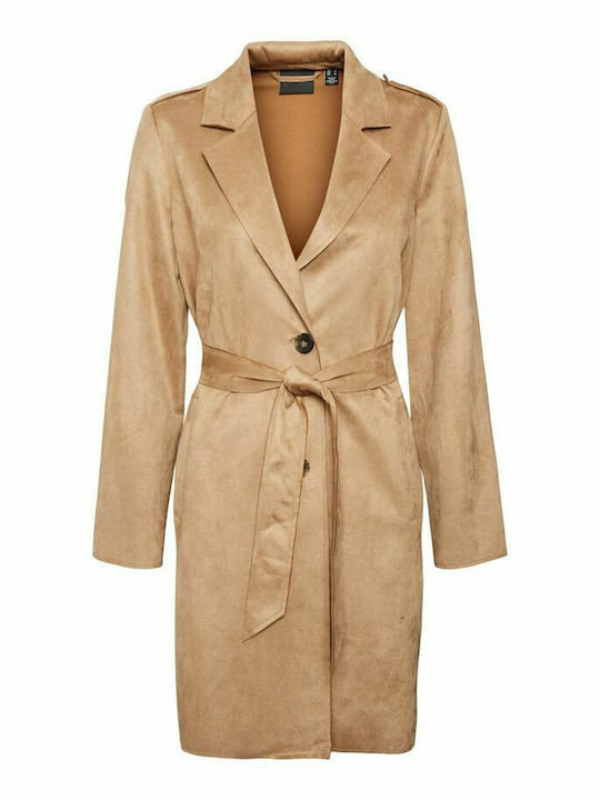Women's Tigers Eye Peacoat with Buttons