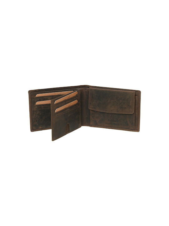 Lavor 1-3207 Men's Leather Wallet Brown