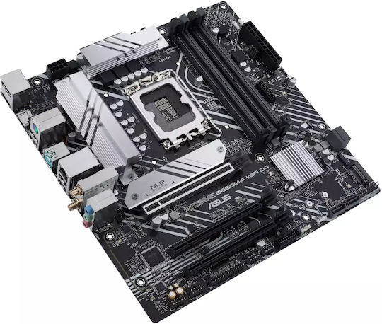 Asus Prime B660M-A WiFi D4 Motherboard Micro ATX με Intel 1700 Socket 90MB1AE0-M0EAY0
