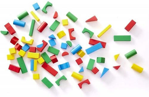 Melissa & Doug Τουβλάκια Ξύλινα για 3+ Ετών 100τμχ