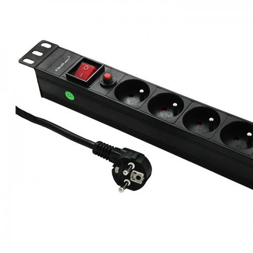 Qoltec Πολύπριζο Rack 53995 1τμχ