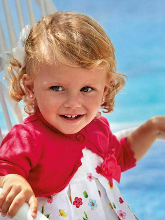 Kids Bolero Knitted Fuchsia