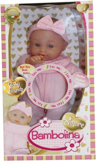 Just Toys Bambolina Baby Doll For 2+ Years 26 cm