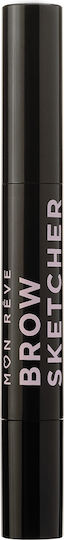 Mon Reve Brow Sketcher Augenbrauen-Bleistift 02 Dunkelblond