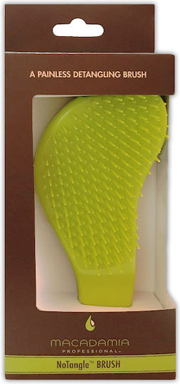 Macadamia No Tangle Hair Brush Green