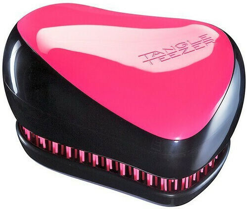 Tangle Teezer Compact Styler Hair Brush Baby Doll Pink Chrome