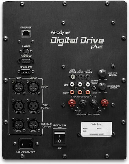 Velodyne DD-10 Plus Αυτοενισχυόμενο Subwoofer με Ηχείο 10" 1250W Μαύρο