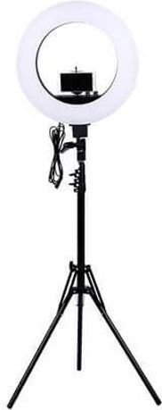 Ring Lamp Light LED USB Tripod 2.1m Ring Light 26cm 2500 - 4500K with Floor Tripod and Mobile Phone Holder