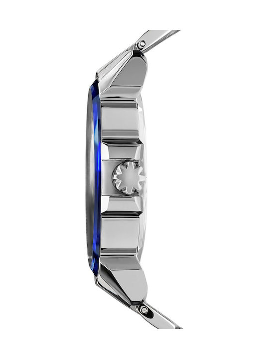 Jowissa Lewy 3 Herrenuhr 42mm Batterie mit Silber Metallarmband