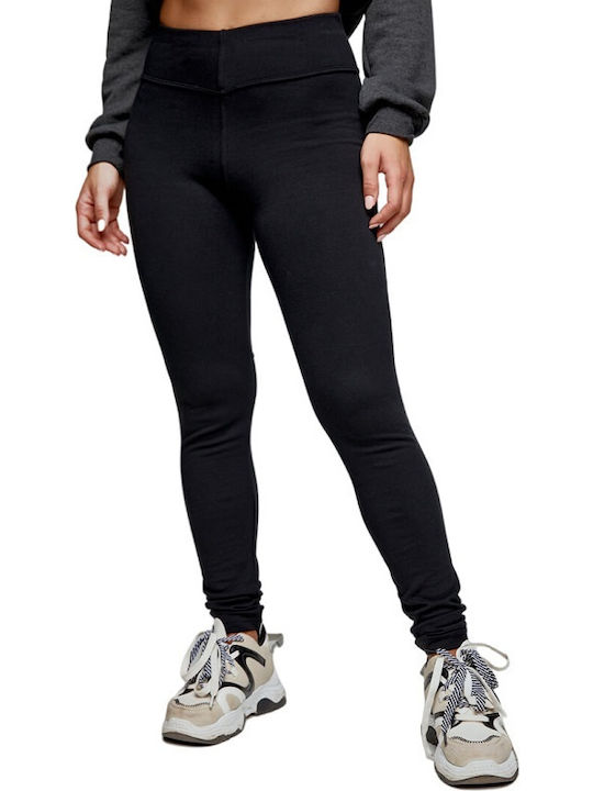 Training Γυναικείο Μακρύ Κολάν Ψηλόμεσο με Fleece Επένδυση Μαύρο