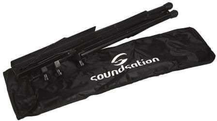 Soundsation SMS-420 Music Stand Height 75-140cm Black With Carrying Bag