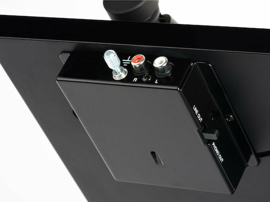 Pro-Ject Audio T1 EVO Phono + Ortofon OM10 & Phono Stage Грамофон с Задвижване с ремък и Вградено предусилване Матиран бял