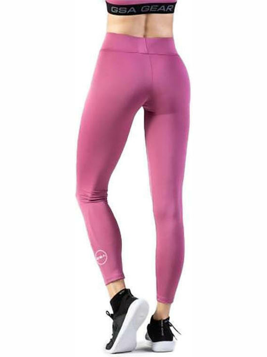 Up & Fit Performance 17-28034 Training Γυναικείο Cropped Κολάν Ψηλόμεσο Damson
