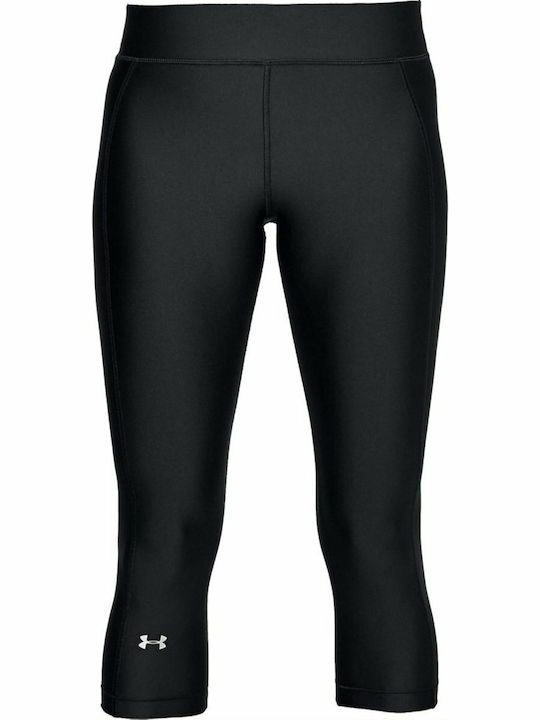Heat Gear Running Γυναικείο Capri Κολάν Σύσφιξης Μαύρο