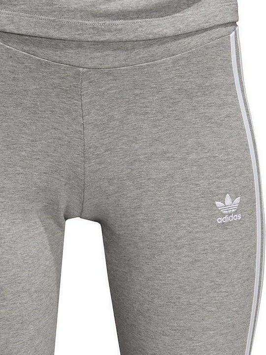 3 Stripes Training Γυναικείο Μακρύ Κολάν Γκρι