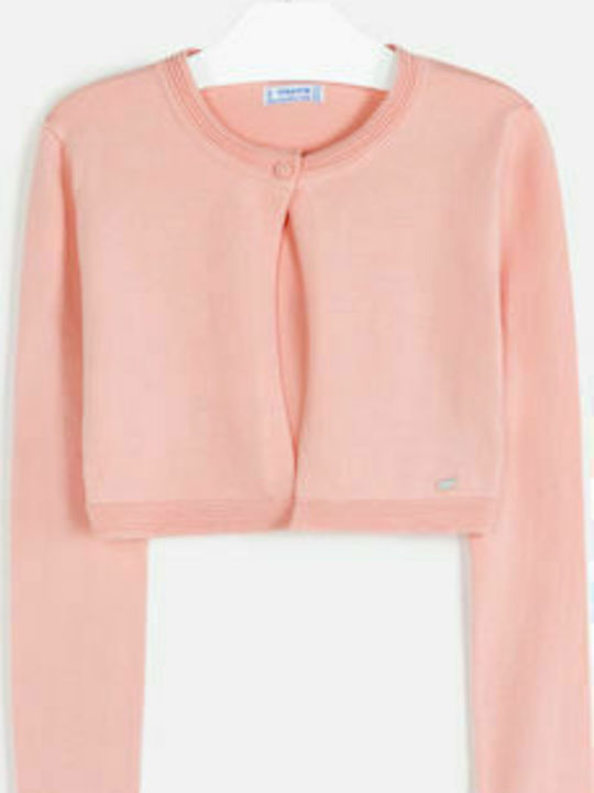 Kids Bolero Knitted Pink