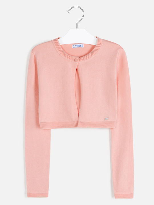 Kids Bolero Knitted Pink