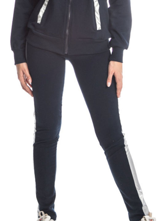 Training Γυναικείο Μακρύ Κολάν Black/Silver