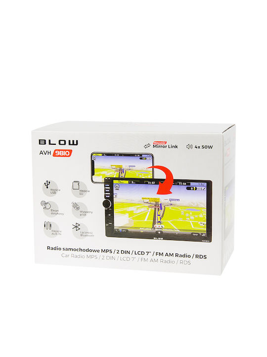 Blow Ηχοσύστημα Αυτοκινήτου 2DIN (Bluetooth/USB) με Οθόνη Αφής 7"