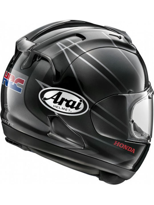 Arai RX-7V Honda CBR Black/Silver Κράνος Μηχανής Full Face ECE 22.05 με Pinlock