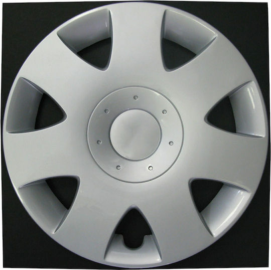 Farad Auto Radkappen Set mit Marke Nissan 4Stück 16" Gray