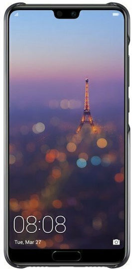 Huawei Silicon Cover Back Cover Σιλικόνης Μαύρο (Huawei P20)